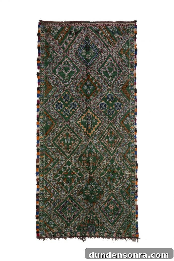 Green Beni M'Guild Rug