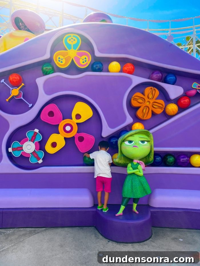 Inside Out Emotional Whirlwind Ride in Disney California Adventure