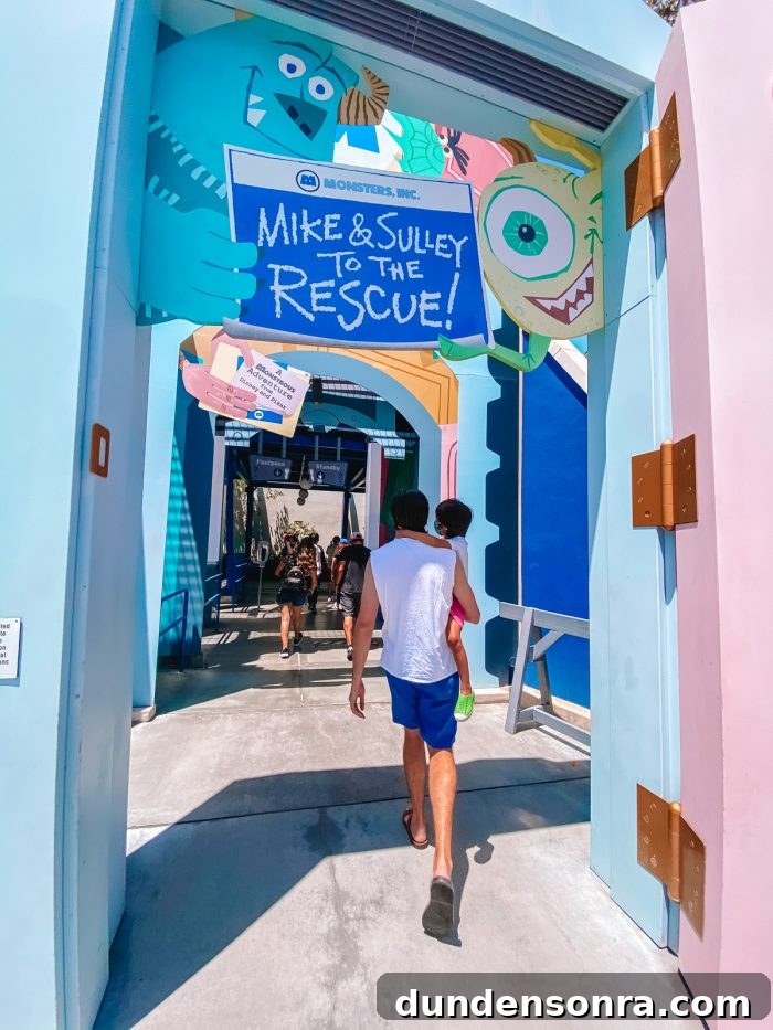 Monster's Inc Ride at Disneyland