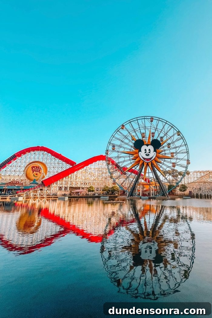 Pixar Pier in Disney California Adventure