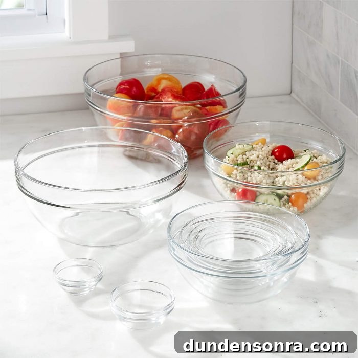 Set of Glass Nesting Bowls