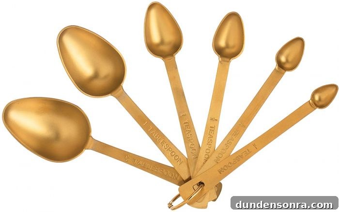 Gold Measuring Spoons