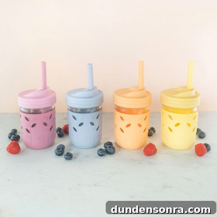 Silicone and Glass Kids Cups