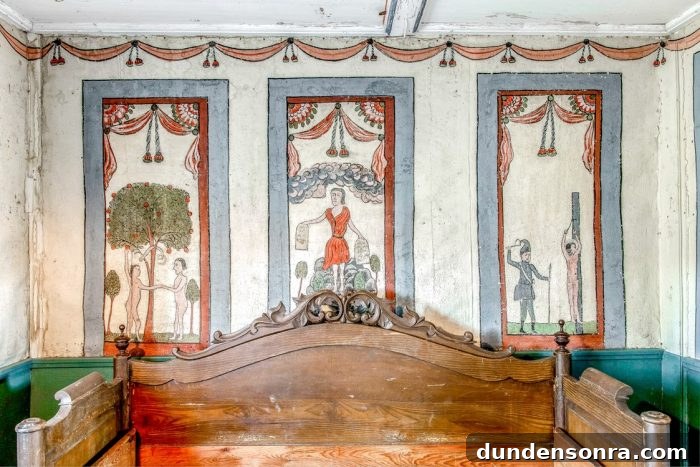 Homes I’d Love to Live In: Inspiring House Designs Vol. 4 4 Dwelling House in Sweden 17th Century Murals