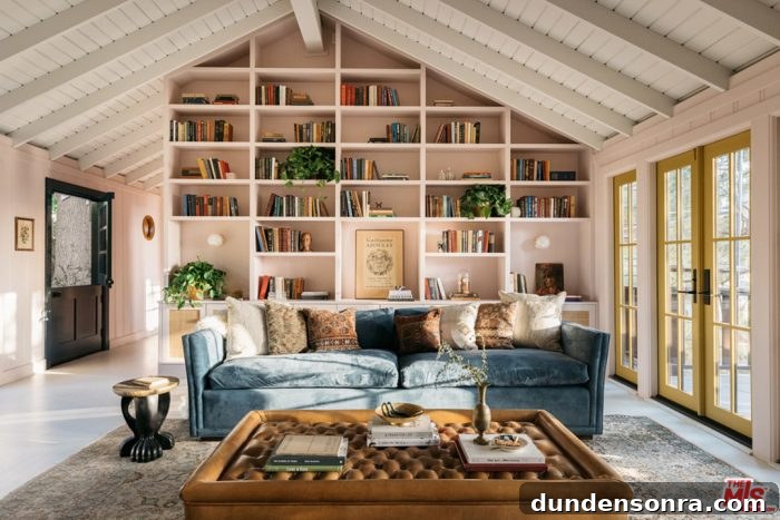 Homes I’d Love to Live In: Inspiring House Designs Vol. 4 7 1940s Treehouse Los Angeles Built in Bookshelves