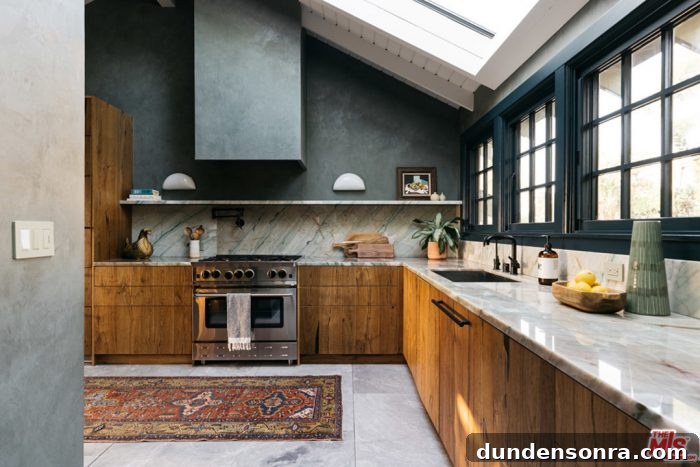 Homes I’d Love to Live In: Inspiring House Designs Vol. 4 8 Moody Kitchen 1940s Treehouse Los Angeles