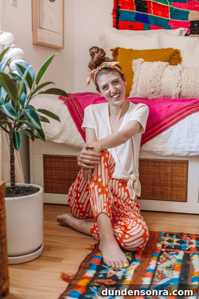 Create a Stylish Home Office and Guest Room: Design Tips for a Multipurpose Space 19 Kelly Mindell in her colorful home office and guest room