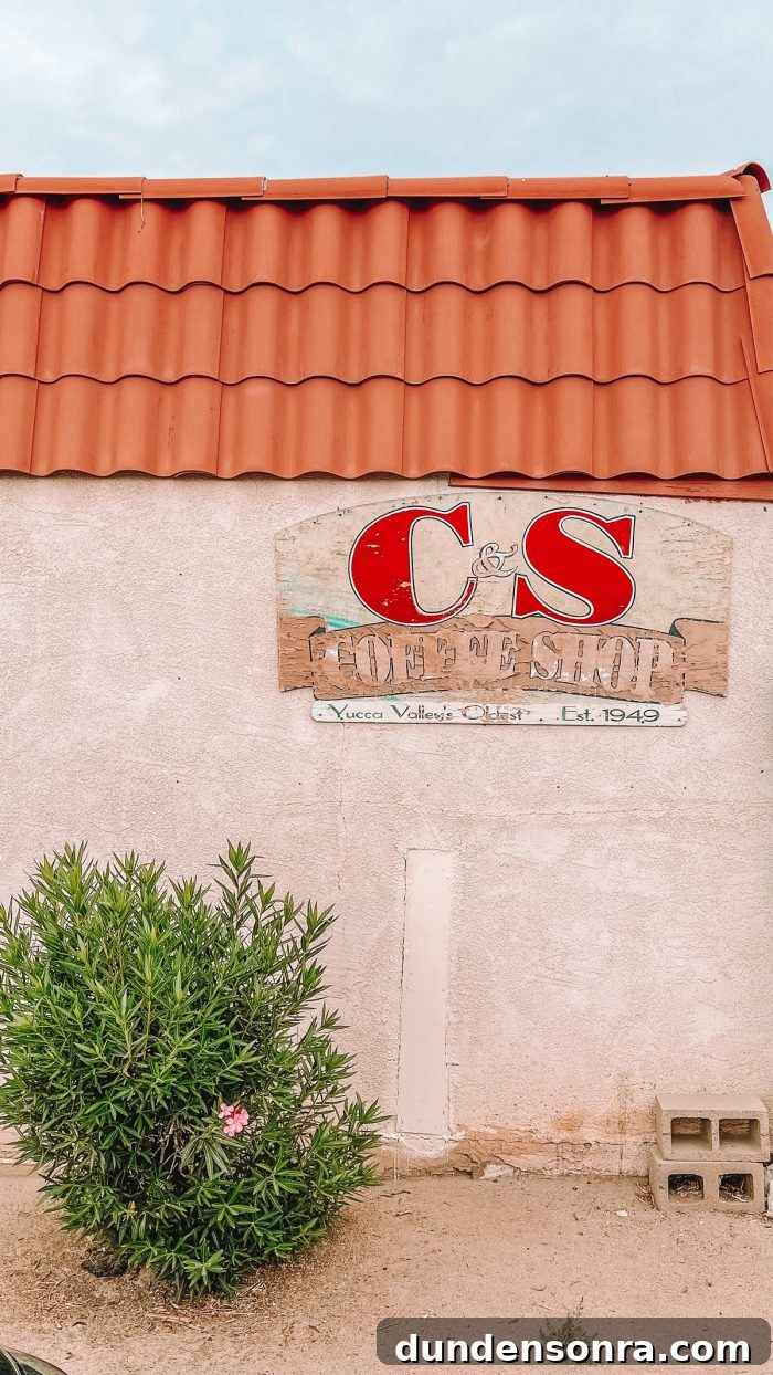 Top Things to See and Do in Joshua Tree & Yucca Valley 10 C&S Coffee Shop in Yucca Valley