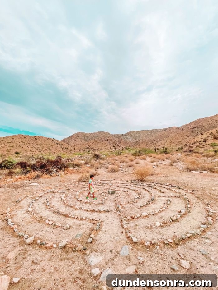 Top Things to See and Do in Joshua Tree & Yucca Valley 9 Meditation Labyrinth at Oeste in Yucca Valley