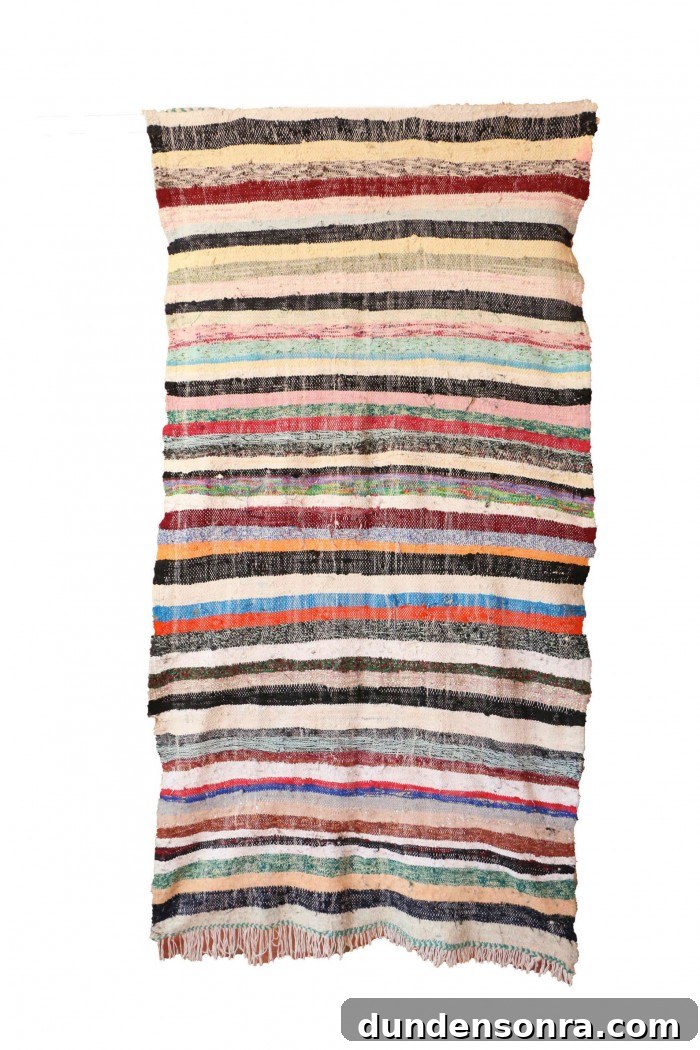 Stripe Moroccan Kilim Rug