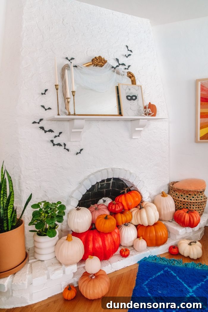 Top Halloween Home Decor Ideas to Transform Your Space 2 Fireplace Decor Ideas for Halloween