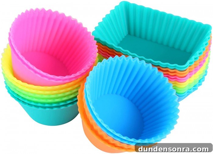 Preschool Lunch and Classroom Essentials: What Every Parent Needs 11 Colorful silicone cupcake liners