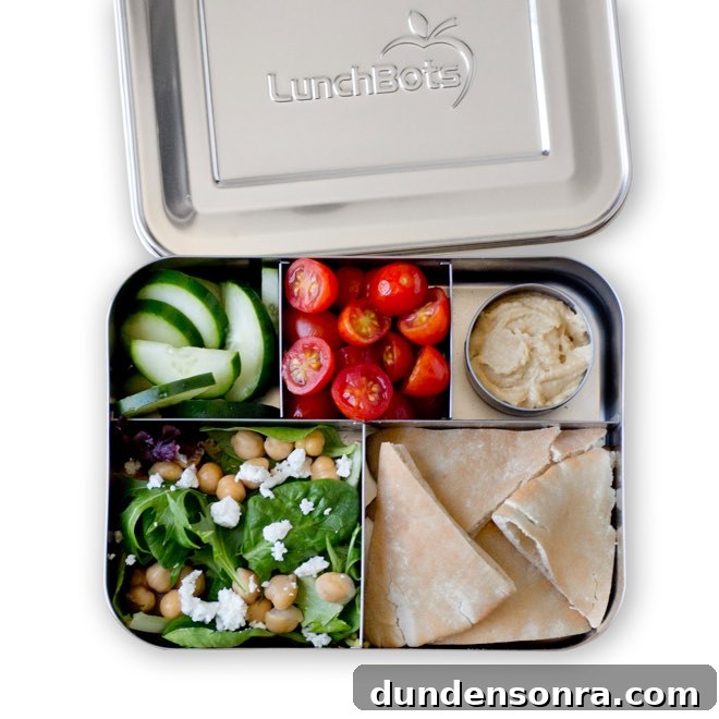 Preschool Lunch and Classroom Essentials: What Every Parent Needs 4 lunchbot cinco lunchbox filled with food