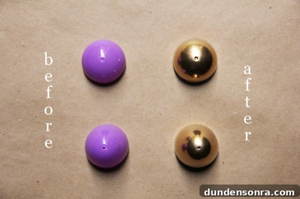 gold-spray-painted-easter-eggs