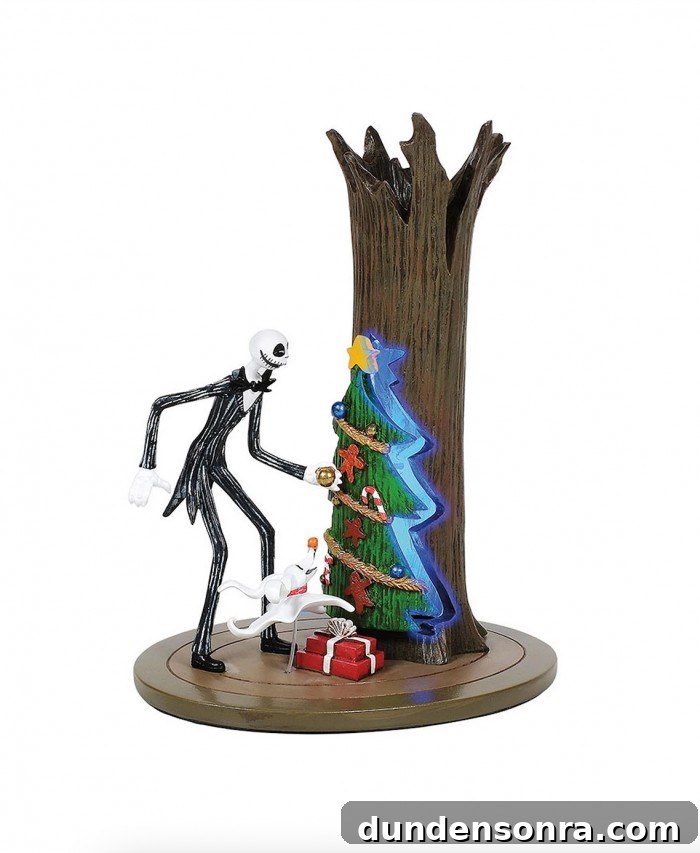 Nightmare Before Christmas Decorations, Games & Gear Guide 12 Jack skellington and Christmas Town door sculpture