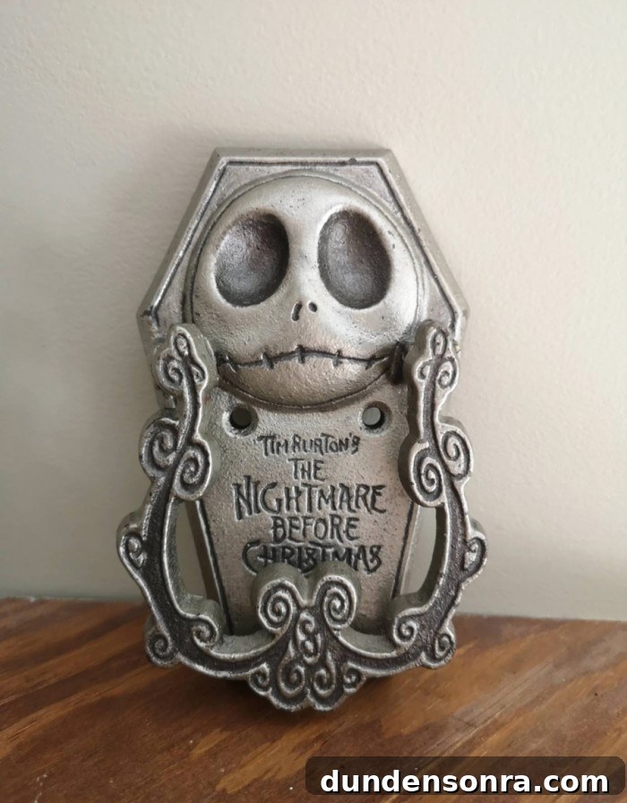 Nightmare Before Christmas Decorations, Games & Gear Guide 16 Vintage Nightmare Before Christmas Door Knocker
