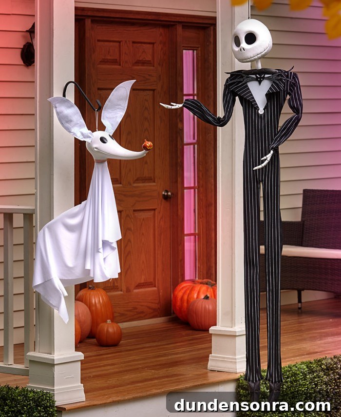 Nightmare Before Christmas Decorations, Games & Gear Guide 18 Jack Skellington Hanging Outdoor Decoration