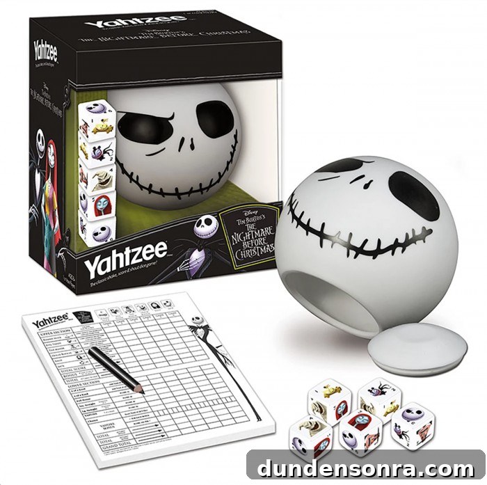 Nightmare Before Christmas Decorations, Games & Gear Guide 28 Nightmare Before Christmas Yahtzee Game