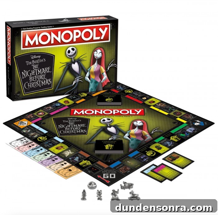 Nightmare Before Christmas Decorations, Games & Gear Guide 29 Nightmare Before Christmas Monopoly Game