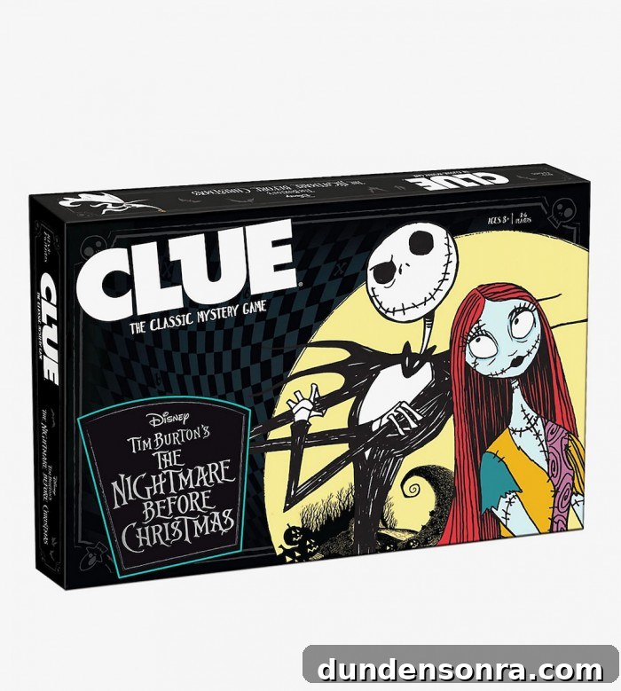 Nightmare Before Christmas Decorations, Games & Gear Guide 30 Nightmare Before Christmas Clue Board Game