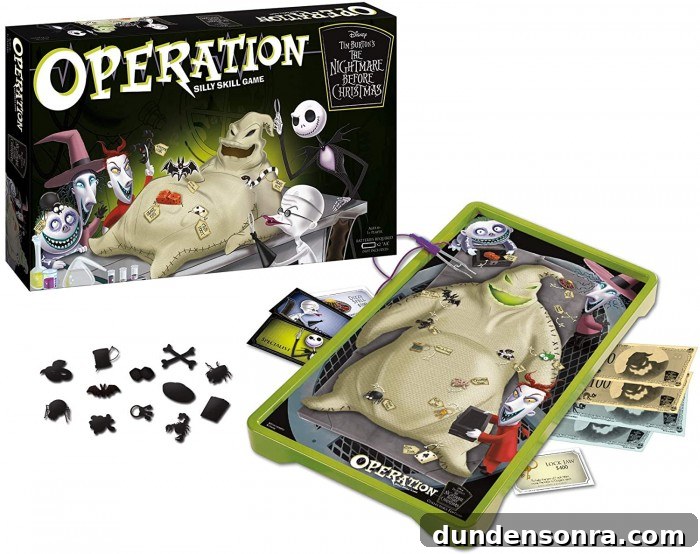 Nightmare Before Christmas Decorations, Games & Gear Guide 31 Nightmare Before Christmas Operation Game