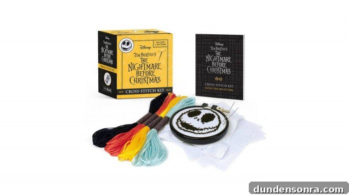 Nightmare Before Christmas Decorations, Games & Gear Guide 35 Nightmare Before Christmas Cross Stitch Kit
