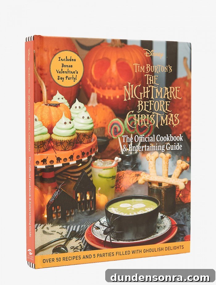 Nightmare Before Christmas Decorations, Games & Gear Guide 36 Nightmare Before Christmas Cookbook & Entertaining Guide