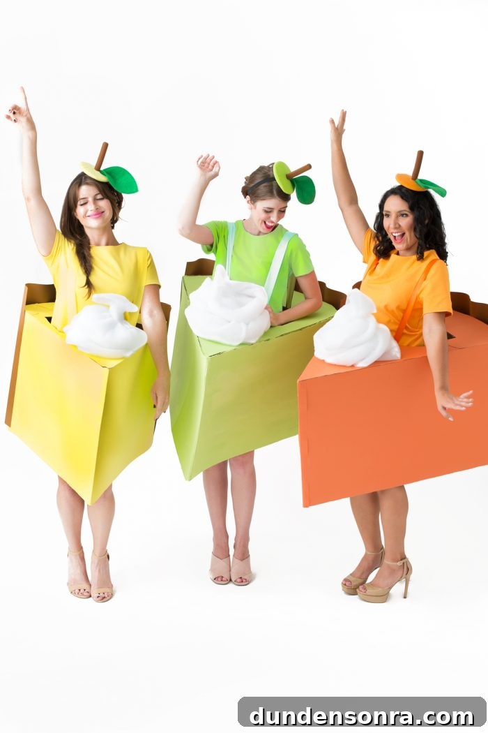 Creative Halloween Costume Ideas for Groups of 3 12 DIY Pie Slice Costumes