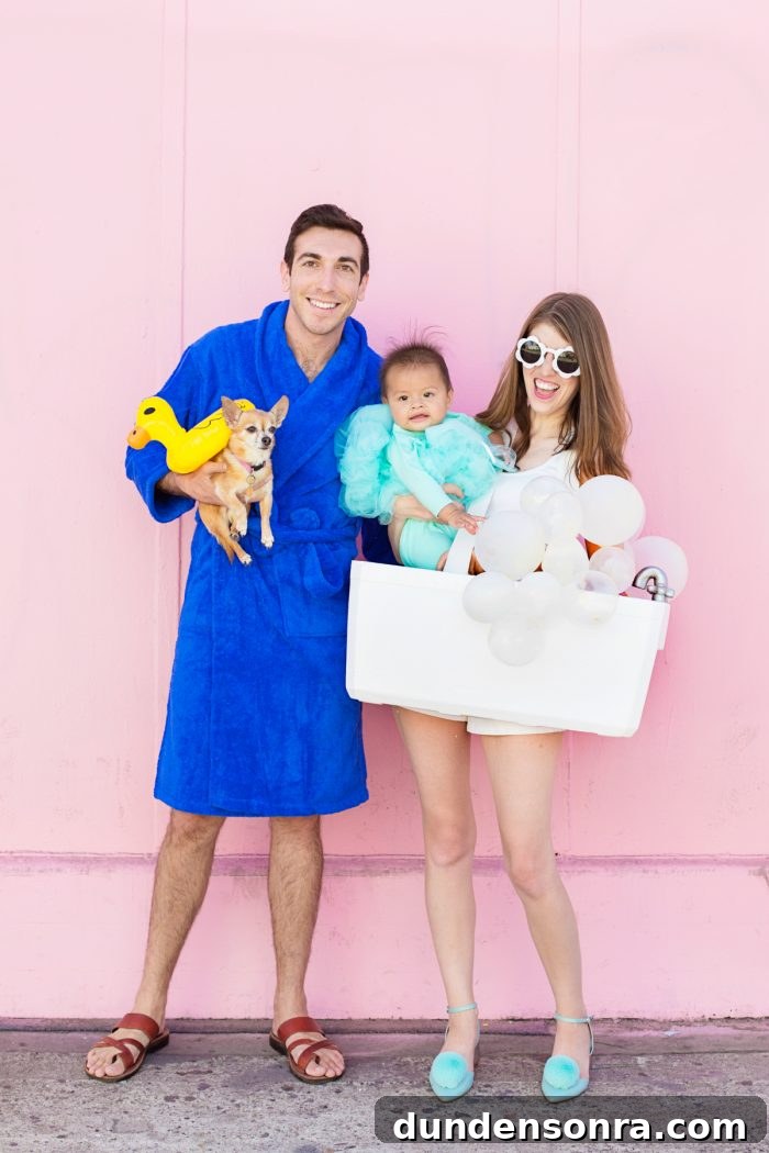 Creative Halloween Costume Ideas for Groups of 3 36 DIY Bubble Bath Family Costume