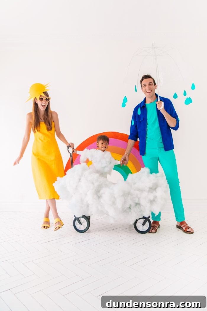 Creative Halloween Costume Ideas for Groups of 3 37 DIY Family Weather Costume