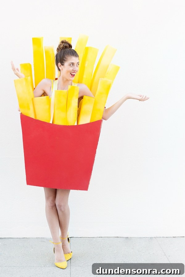 Creative Halloween Costume Ideas for Groups of 3 9 DIY Fries Costume