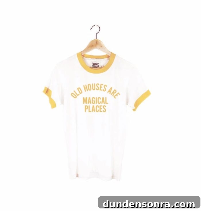 Top Gift Ideas for Homebodies That They'll Actually Use 12 Old House ringer tee, perfect for old home/architecture lovers!