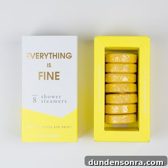 Top Gift Ideas for Homebodies That They'll Actually Use 18 "Everything Is Fine" shower steamers, similar to bath bombs, smells great!