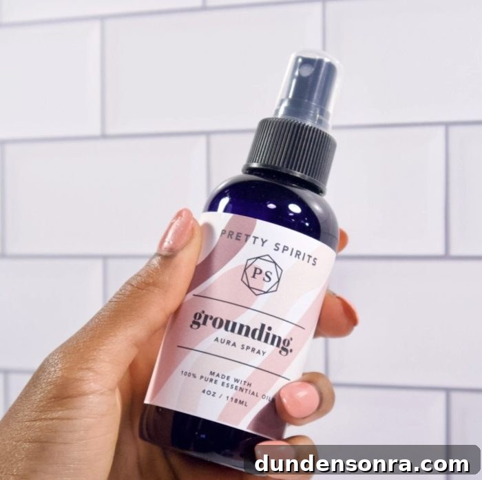 Top Gift Ideas for Homebodies That They'll Actually Use 7 Grounding aura spray made with pure essential oils.