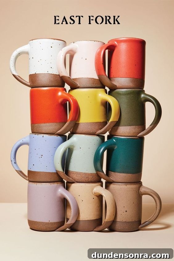 Top Gift Ideas for Homebodies That They'll Actually Use 8 Colorful, handmade mugs that are microwave and dishwasher safe
