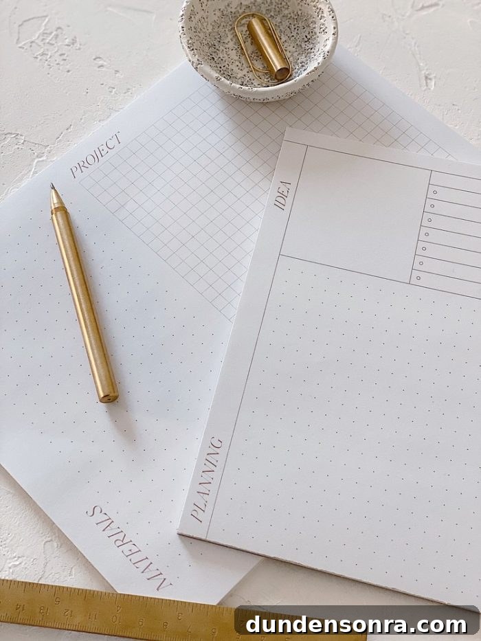 Gift Ideas for Designers and Design Enthusiasts 3 Idea/Project pad with 1/4 scale grids for designs