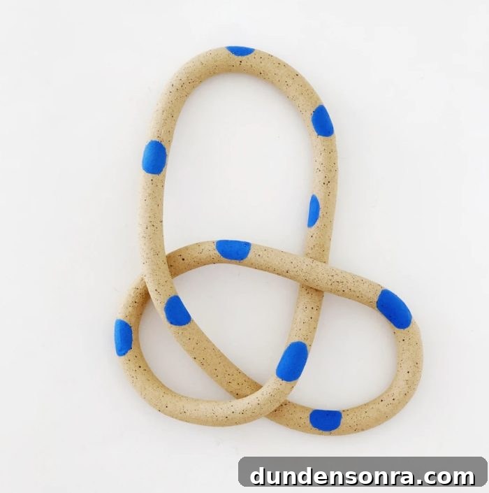 Gift Ideas for Designers and Design Enthusiasts 22 Clay rings with blue dots