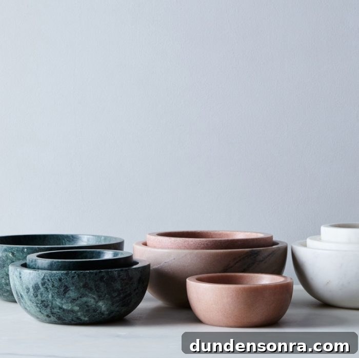 Gift Ideas for Designers and Design Enthusiasts 23 Marble bowls that come in different colors and sizes