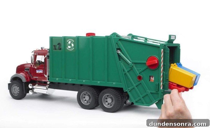 Green Recycling Truck Toy