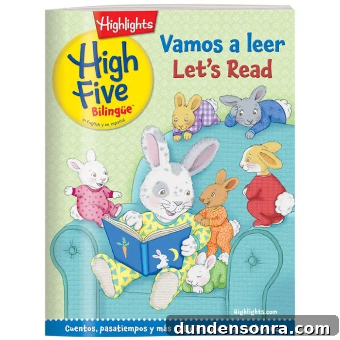 Highlights bilingual magazine cover