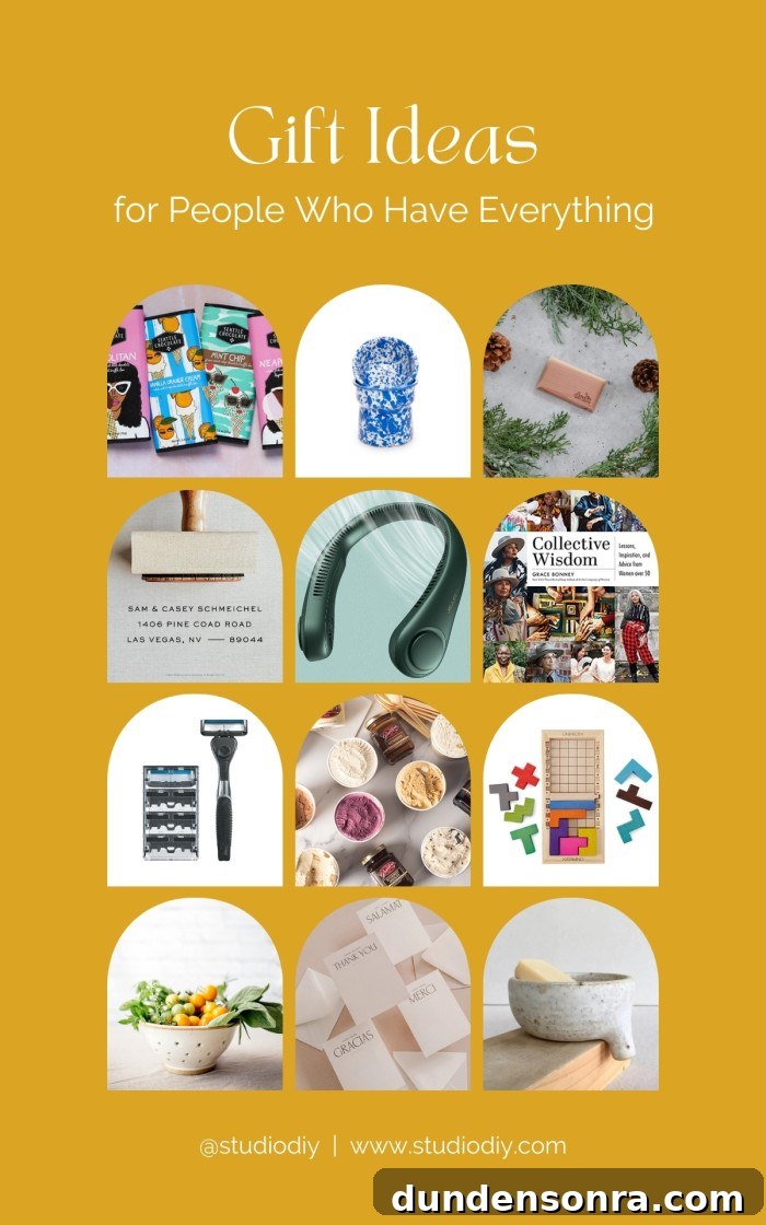 Unique Gift Ideas for People Who Truly Have Everything 2 photo collage of gifts for people who have everything