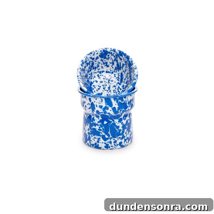 Unique Gift Ideas for People Who Truly Have Everything 20 blue and white enamel dip chiller