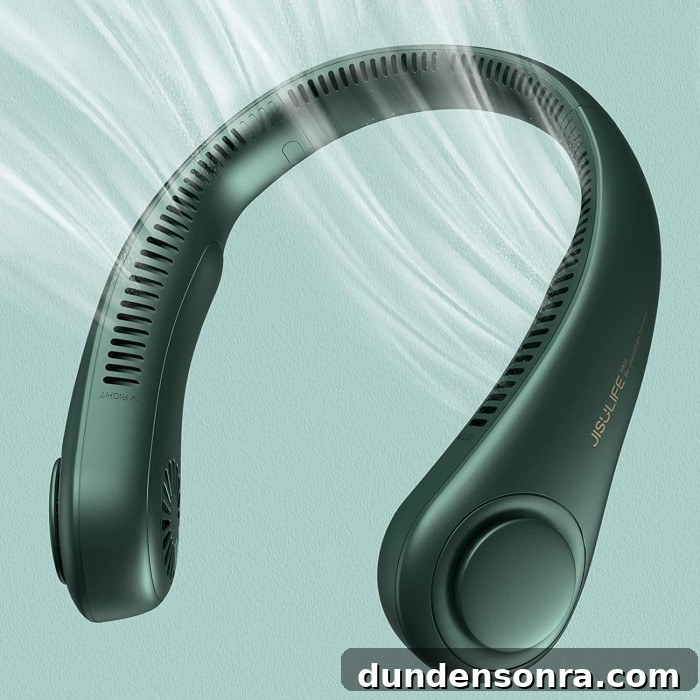 Unique Gift Ideas for People Who Truly Have Everything 9 Green neck fan
