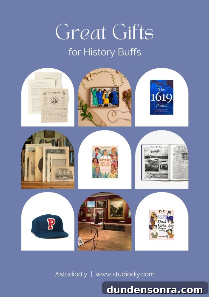 Top Gift Ideas for History Buffs: Unique Picks They’ll Love 2 Photo collage of gift ideas for history buffs