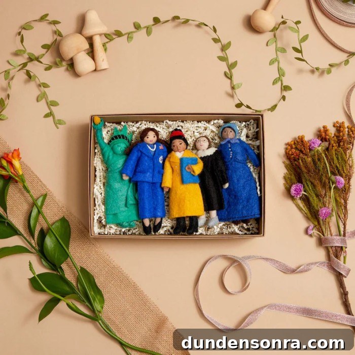 Top Gift Ideas for History Buffs: Unique Picks They’ll Love 12 felt historical figure ornaments in box