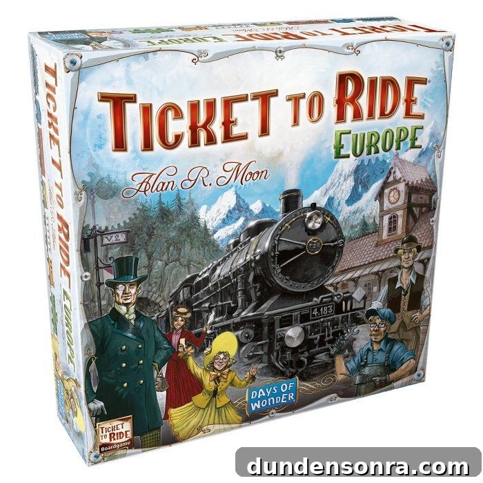 Ticket to Ride game, Europe version! 