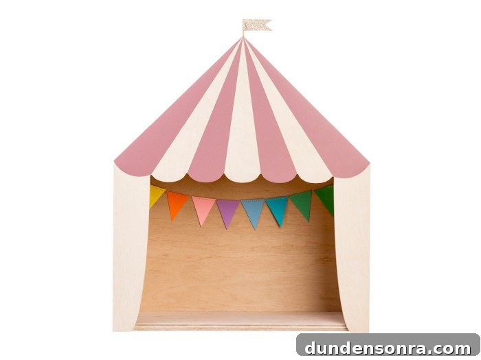 circus tent shelf