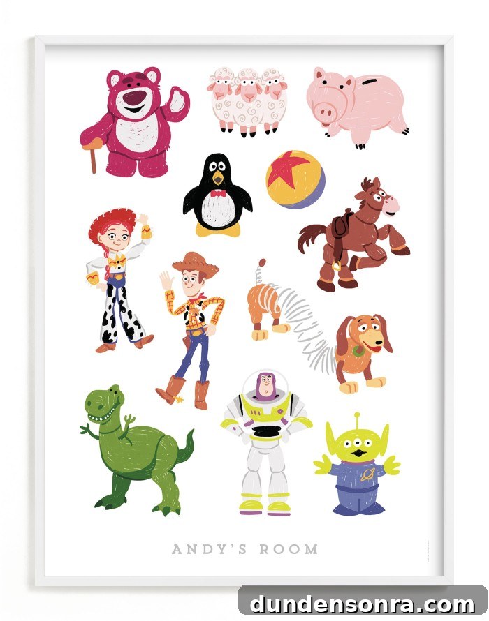 Andy's Toys Art Print