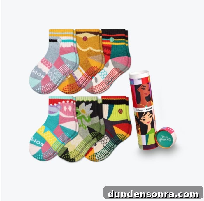 Disney Princess Socks with different sizes and princesses 
