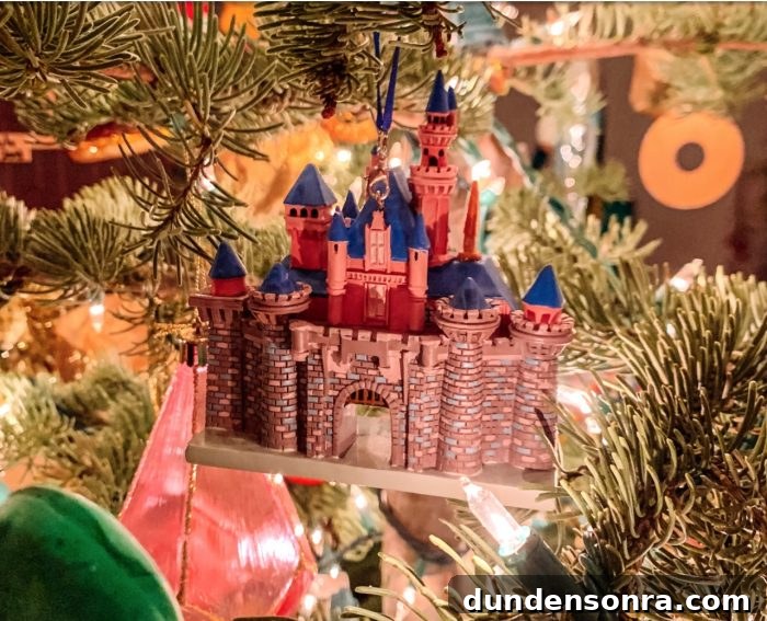 Disney castle ornament